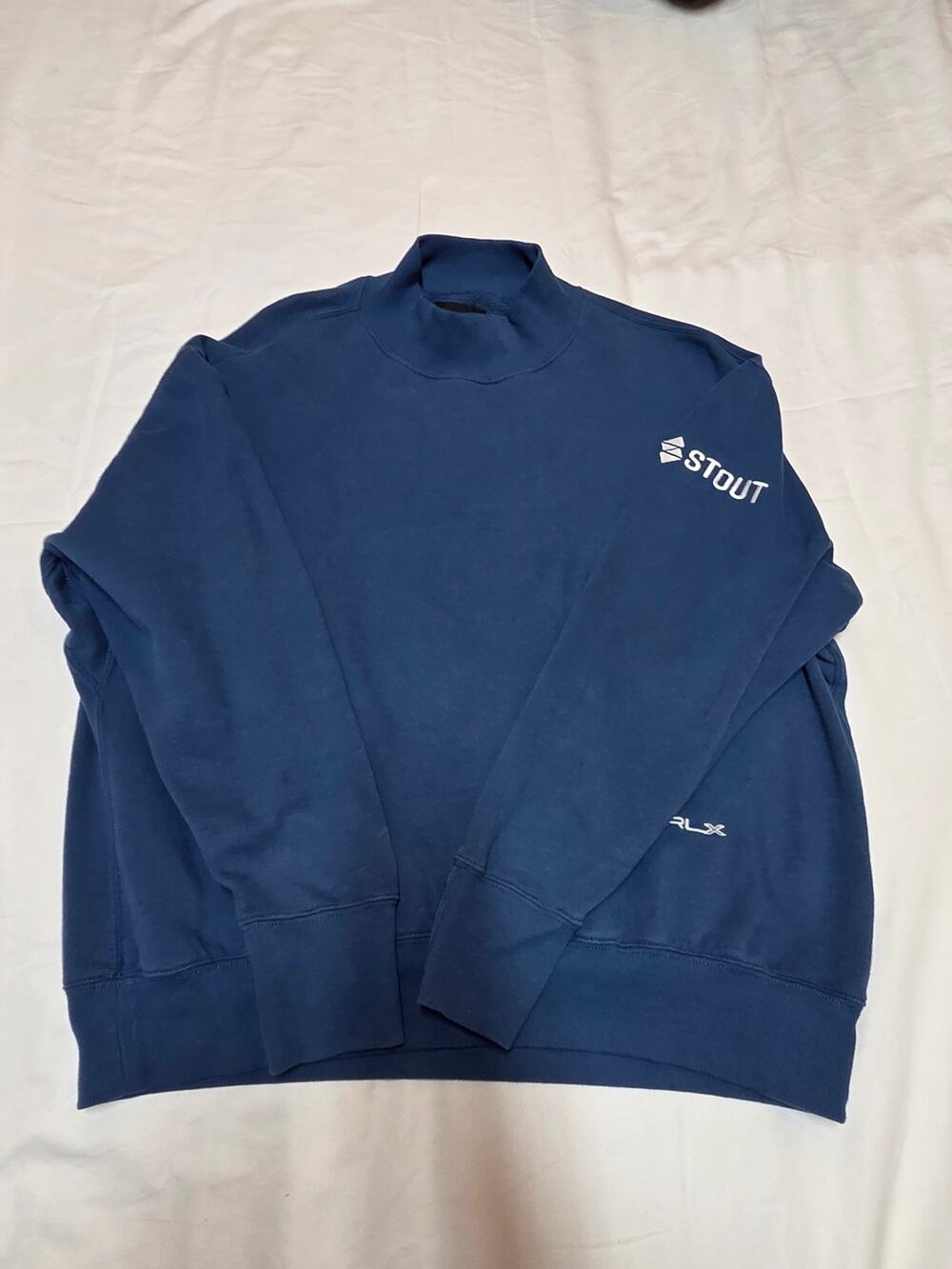 Ralph Lauren Men's Turtleneck Sweatshirt in Navy